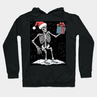 skeleton Santa Hoodie